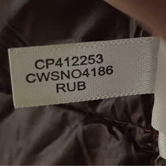 Calvin Klein Puffer Jacket Women's Sm Premium Down Packable Quilted Red Full Zip - Picture 9 of 14